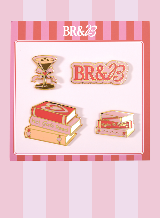 BR&B Fall Enamel Pin Set (4) + Backer Card