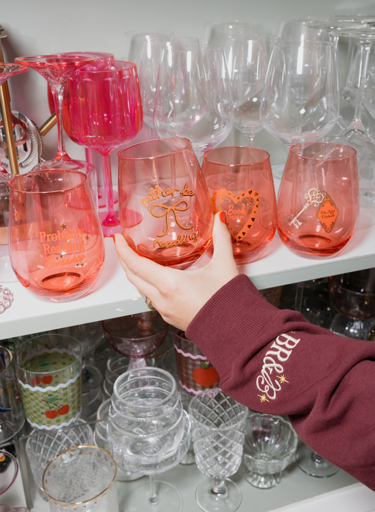 BR&B Stemless Wine Glass Set (4-pack)