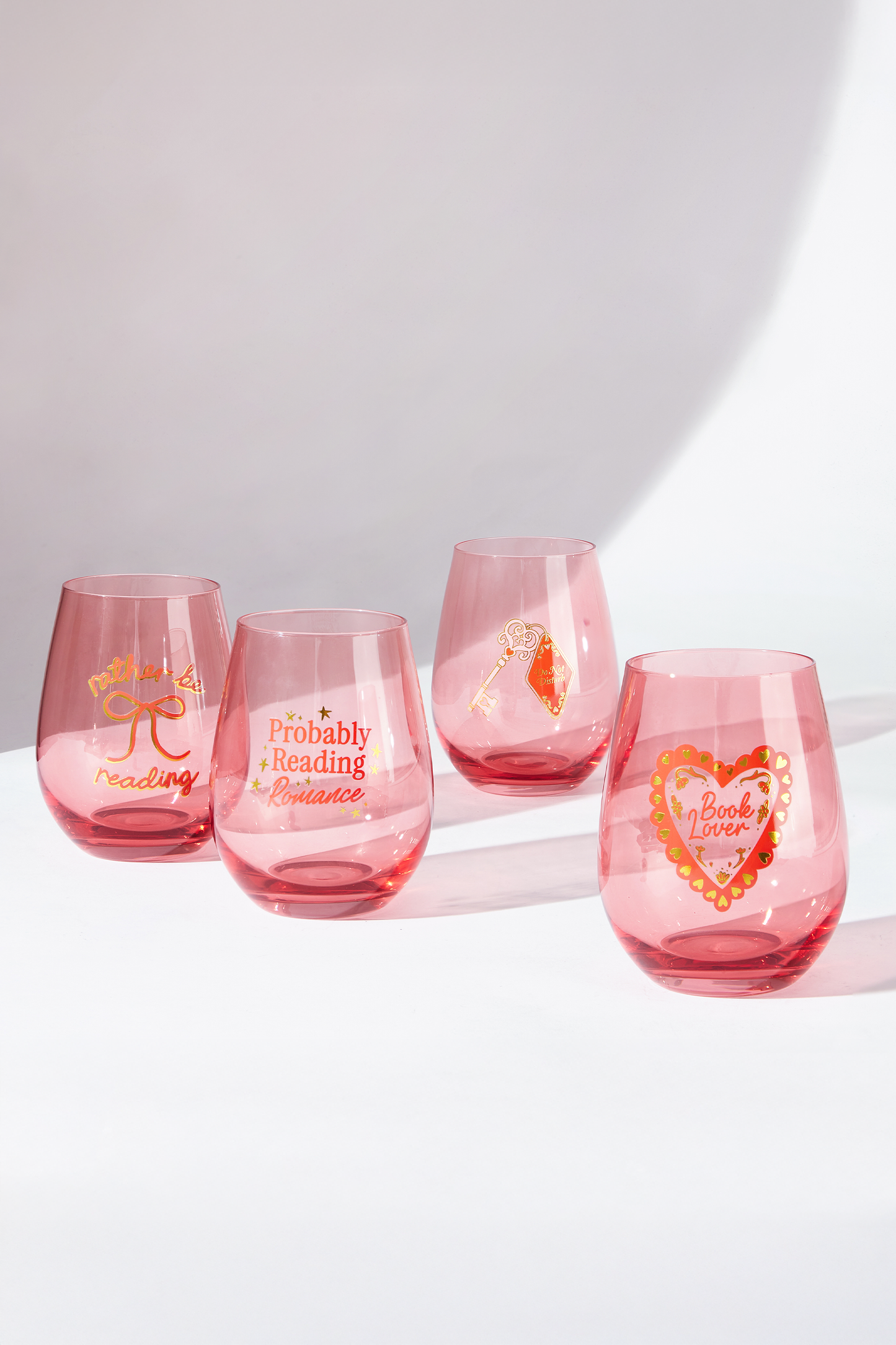 BR&B Stemless Wine Glass Set (4-pack)
