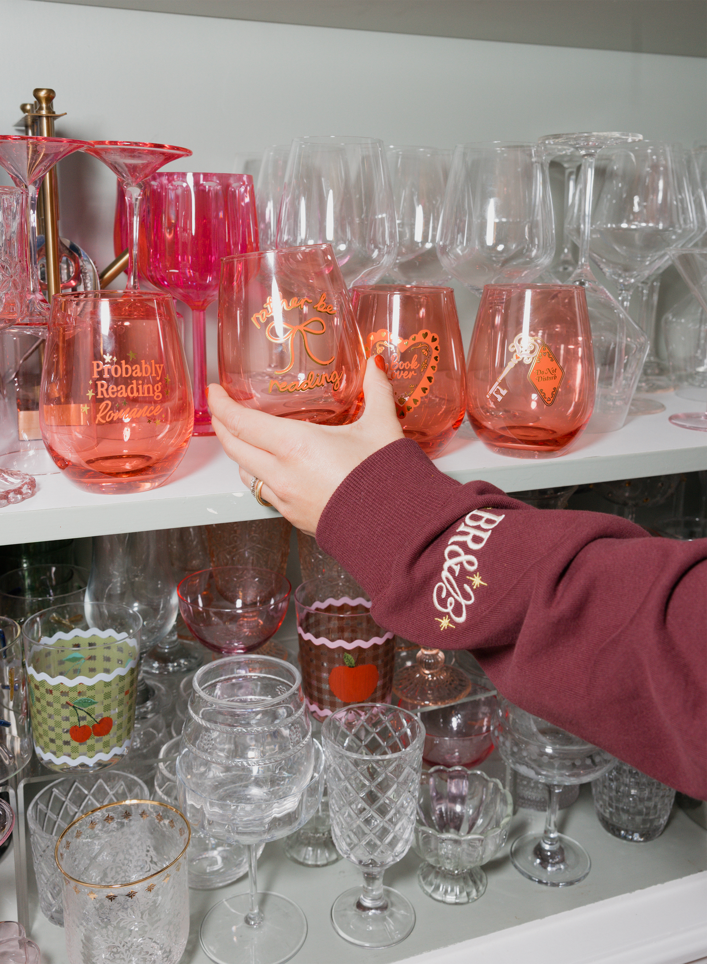 BR&B Stemless Wine Glass Set (4-pack)