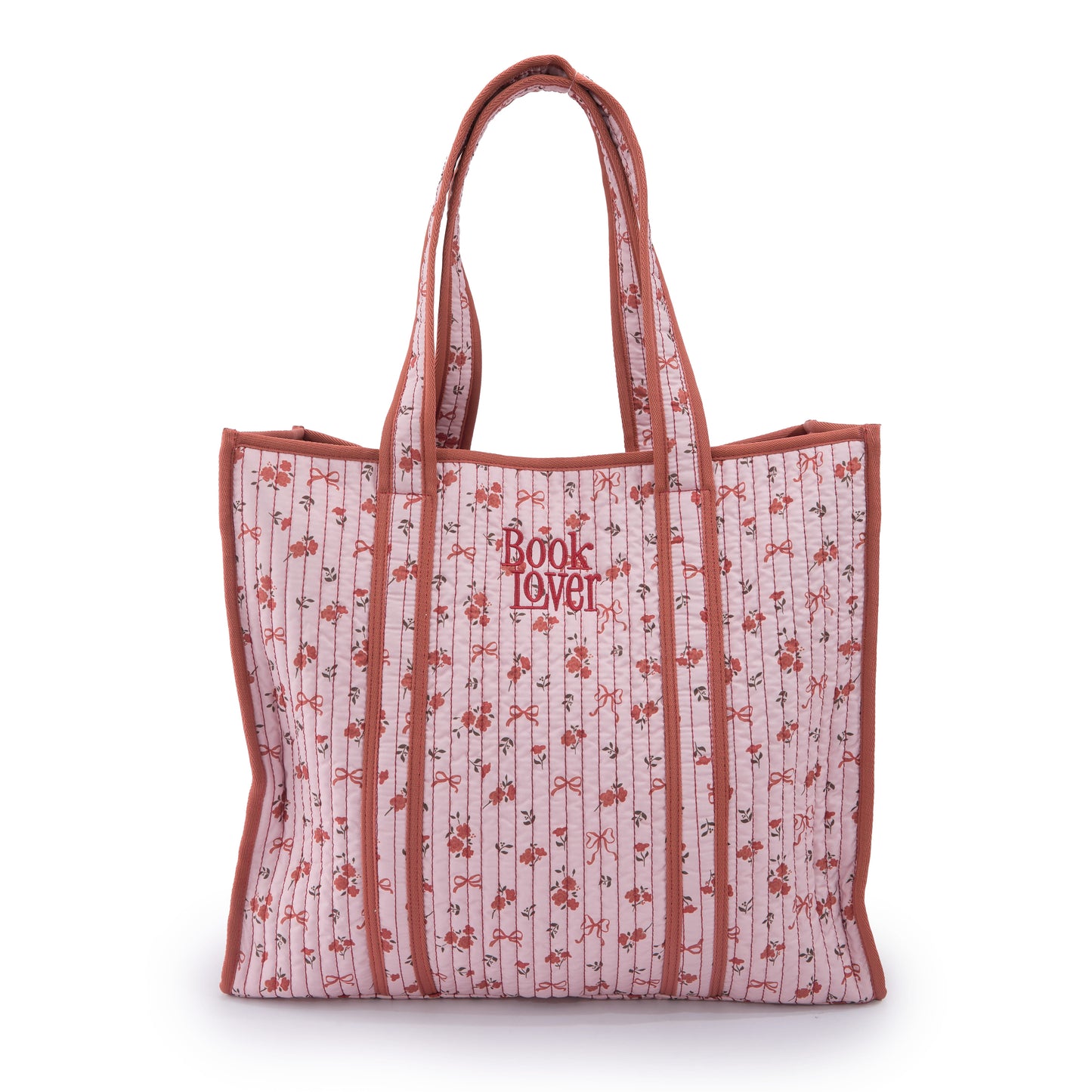 Book Lover Quilted Tote
