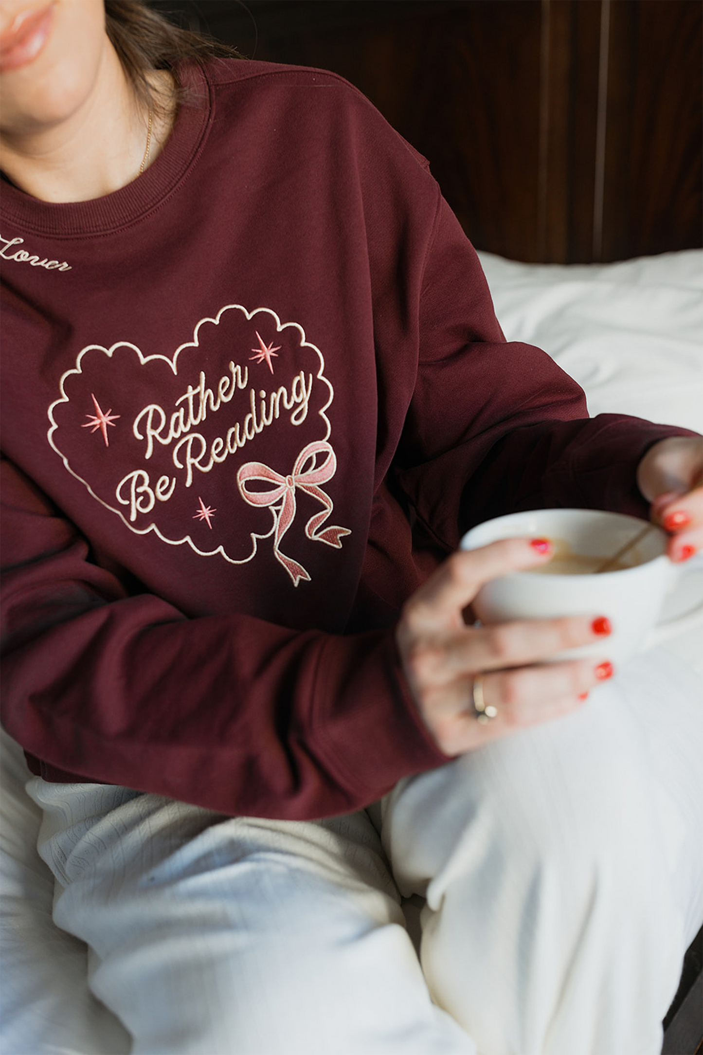 Rather Be Reading Crewneck