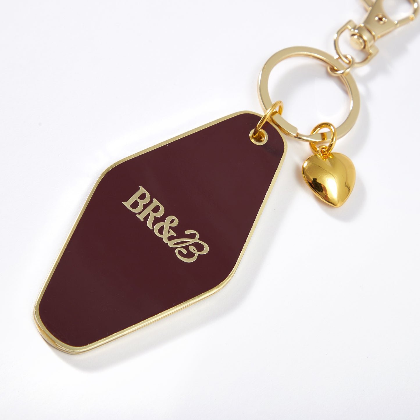 Rather Be Reading Enamel Keychain