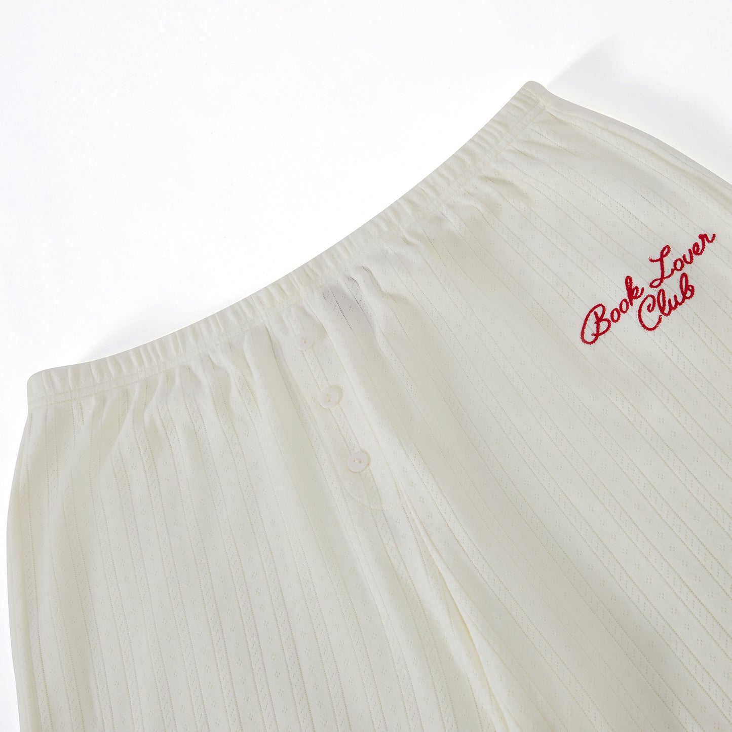 Book Lover Club Pointelle PJ Set